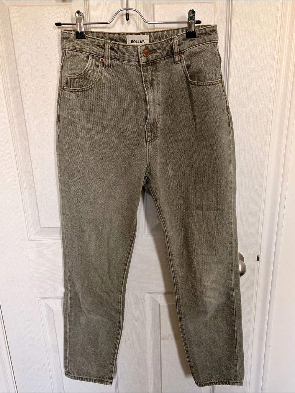 Rolla’s Dusters High Rise Slim | Olive - Picture 1 of 11